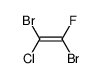 1,2-dibromo-1-chloro-2-fluoro-ethene Structure
