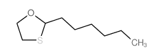 2-hexyl-1,3-oxathiolane结构式