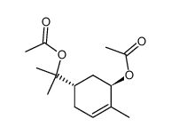trans-sobrerol diacetate Structure