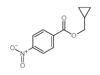 cyclopropylmethyl 4-nitrobenzoate结构式