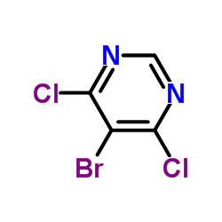 5-Bromo-4,6-dichloropyrimidine structure