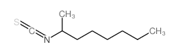 2-异硫氰酸辛酯结构式