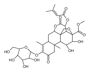 鸦胆子苷B结构式