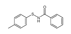 N-benzoyl-4-methylbenzenesulfenamide结构式