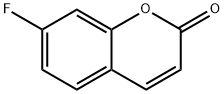 7-氟-2H-1-苯并吡喃-2-酮结构式