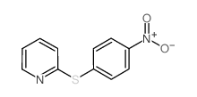 1-NITRO-4-(2-PYRIDYLTHIO)BENZENE结构式