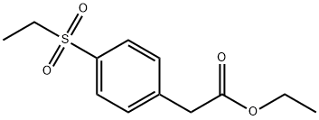 ethyl 2-(4-(ethylsulfonyl)phenyl)acetate Structure