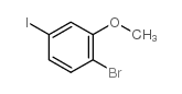 2-溴-5-碘苯甲醚结构式