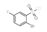 2-溴-5-氟苯-1-磺酰氯结构式