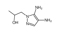 1H-Pyrazole-1-ethanol,4,5-diamino--alpha--methyl-结构式