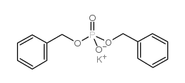 Potassium dibenzyl phosphate structure