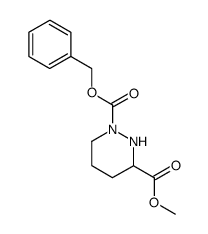 methyl 1-benzyloxycarbonylhexahydropyridazine-3-carboxylate Structure