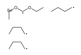 tributyl(diethoxymethyl)stannane结构式