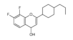 7,8-difluoro-2-(4-propylcyclohexyl)-4H-chromen-4-ol Structure