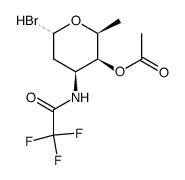 4-O-acetyl-N-(trifluoroacetyl)-L-daunosaminyl bromide结构式