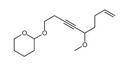 2-(5-methoxynon-8-en-3-ynoxy)oxane Structure