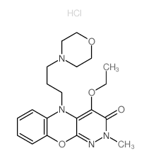 4-Ethoxy-2-methyl-5-(3-morpholin-4-ylpropyl)-2H-pyridazino[3,4-b][1,4]benzoxazin-3(5H)-one Structure