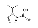 1-异丙基吡唑-5-硼酸结构式