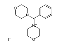 4-(α-morpholino-benzylidene)-morpholinium, iodide结构式