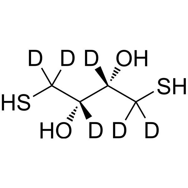 DL-dithiothreitol-d6 Structure