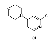4-(2,6-二氯吡啶-4-基)吗啉结构式