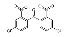 bis-(4-chloro-2-nitro-phenyl)-sulfoxide Structure