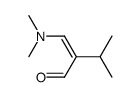 2-(2-Propyl)-3-(dimethylamino)propenal结构式