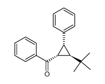 cis-2-Phenyl-trans-3-tert-butyl-1-benzoylcyclopropane结构式