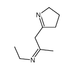 1-(3,4-dihydro-2H-pyrrol-5-yl)-N-ethylpropan-2-imine Structure