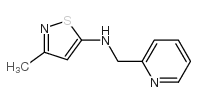 (3-甲基-异噻唑-5-基)-吡啶-2-甲胺结构式