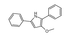 3-methoxy-2,5-diphenyl-1H-pyrrole结构式