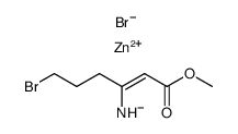 zinc(II) (Z)-(6-bromo-1-methoxy-1-oxohex-2-en-3-yl)amide bromide结构式