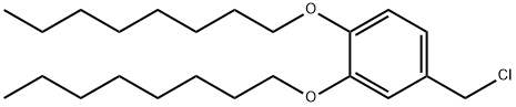 3,4-Bis(octyloxy)benzyl chloride Structure