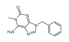 6-amino-9-benzyl-1-methylpurin-2-one结构式