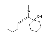 1-(1-trimethylsilylhexa-1,2-dienyl)cyclohexan-1-ol Structure
