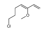 7-chloro-3-methoxyhepta-1,3-diene结构式