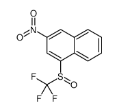 3-nitro-1-(trifluoromethylsulfinyl)naphthalene结构式