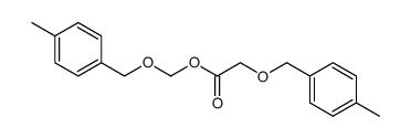 p-methylbenzyloxymethyl p-methylbenzyloxyacetate Structure