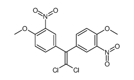 4-[2,2-dichloro-1-(4-methoxy-3-nitrophenyl)ethenyl]-1-methoxy-2-nitrobenzene Structure