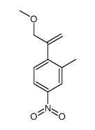 1-(3-methoxyprop-1-en-2-yl)-2-methyl-4-nitrobenzene结构式
