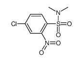 4-chloro-N,N-dimethyl-2-nitrobenzenesulfonamide结构式