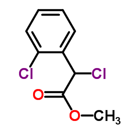 Methyl chloro(2-chlorophenyl)acetate Structure