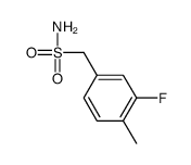 (3-氟-4-甲基苯基)甲磺酰胺结构式