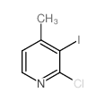 2-氯-3-碘-4-甲基吡啶结构式