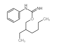 1-(2-ethylhexoxy)-N-phenyl-methanimidamide结构式