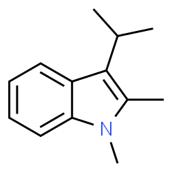1,2-Dimethyl-3-isopropyl-1H-indole Structure
