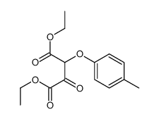 diethyl 2-(4-methylphenoxy)-3-oxobutanedioate Structure