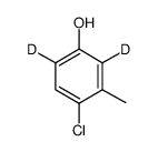 4-氯-3-甲基苯酚-D2结构式