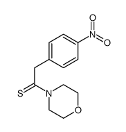 ETHANETHIONE, 1-(4-MORPHOLINYL)-2-(4-NITROPHENYL)- Structure