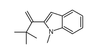 2-(3,3-dimethylbut-1-en-2-yl)-1-methylindole结构式